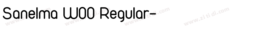 Sanelma W00 Regular字体转换